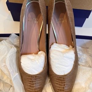 Stuart Weitzman nude heels